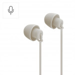 Hama USB-C slúchadlá s mikrofónom Calm, mini štuple, béžové Hama USB-C slúchadlá s mikrofónom Calm, mini štuple, béžové