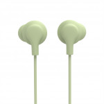 Hama USB-C slúchadlá s mikrofónom Curly, štuple, zelená