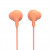 Hama USB-C slúchadlá s mikrofónom Curly, štuple, oranžová