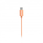 Hama USB-C slúchadlá s mikrofónom Curly, štuple, oranžová
