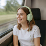 Hama USB-C slúchadlá s mikrofónom Fun C, uzavreté, zelené