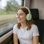Hama USB-C slúchadlá s mikrofónom Fun C, uzavreté, zelené