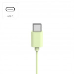 Hama USB-C slúchadlá s mikrofónom Fun C, uzavreté, zelené