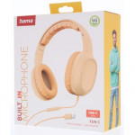Hama USB-C slúchadlá s mikrofónom Fun C, uzavreté, oranžové Hama USB-C slúchadlá s mikrofónom Fun C, uzavreté, oranžové