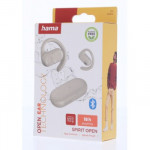 Hama Bluetooth slúchadlá Spirit Open, open-ear, klip, béžová Hama Bluetooth slúchadlá Spirit Open, open-ear, klip, béžová