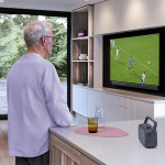 Hama bezdrôtový prenosný TV reproduktor, nabíjacia základňa s 2,4 GHz vysielačom, Bluetooth