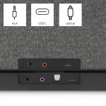 Hama bezdrôtový prenosný TV reproduktor, nabíjacia základňa s 2,4 GHz vysielačom, Bluetooth