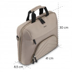 Hama Premium Lightweight, taška na notebook, 34-36 cm (13,3-14,1), recyklovaný PET, béžová