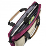 Hama Silvan, taška na notebook, pre 40-41 cm (15,6-16,2), recyklovaný polyester, béžová/bordová