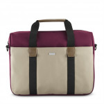 Hama Silvan, taška na notebook, pre 40-41 cm (15,6-16,2), recyklovaný polyester, béžová/bordová