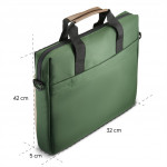 Hama Silvan, taška na notebook, pre 40-41 cm (15,6-16,2), recyklovaný polyester, béžová/zelená