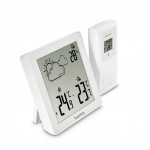 Hama Zakynthos, meteostanica, bezdrôtový senzor, batérie, biela Hama Zakynthos, meteostanica, bezdrôtový senzor, batérie, biela