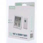 Hama Zakynthos, meteostanica, bezdrôtový senzor, batérie, biela Hama Zakynthos, meteostanica, bezdrôtový senzor, batérie, biela