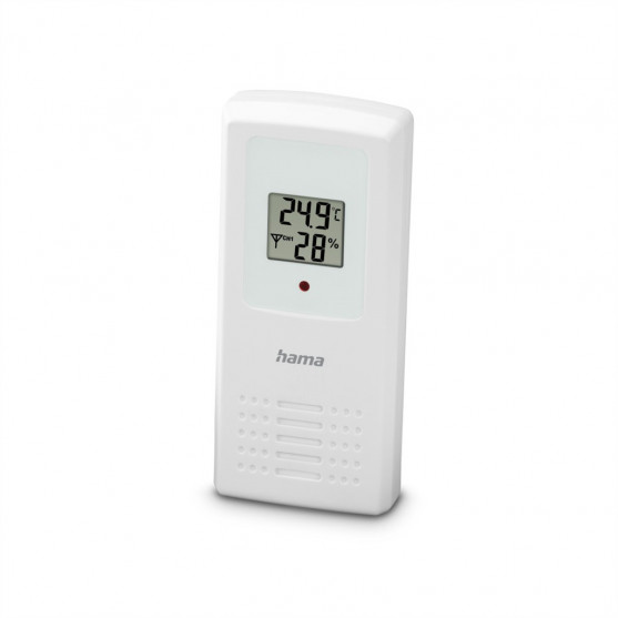 Hama Kefalonia, bezdrôtový senzor k meteostanici Hama Zakynthos, biely Hama Kefalonia, bezdrôtový senzor k meteostanici Hama Zakynthos, biely