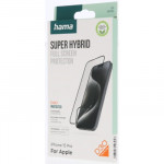 Hama Super Hybrid, nerozbitné ochranné sklo na displej pre Apple iPhone 15 Pro, licencia D3O