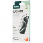 Hama Super Hybrid, nerozbitné ochranné sklo na displej pre Apple iPhone 15 Pro Max, licencia D3O