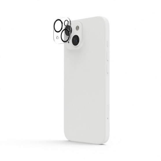 Hama Cam Protect, ochranné sklo fotoaparátu pre Apple iPhone 15/15 Plus, priehľadné