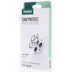 Hama Cam Protect, ochranné sklo fotoaparátu pre Apple iPhone 14 Pro/14 Pro Max, priehľadné