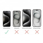 Hama Extreme Protect, ochranné sklo na displej pre Apple iPhone 15 Pro, licencia D3O