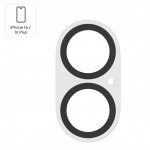 Hama Cam Protect, ochranné sklo fotoaparátu pre Apple iPhone 16/16 Plus, priehľadné