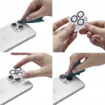 Hama Cam Protect, ochranné sklo fotoaparátu pre Apple iPhone 16 Pro/16 Pro Max, priehľadné