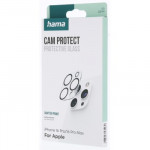 Hama Cam Protect, ochranné sklo fotoaparátu pre Apple iPhone 16 Pro/16 Pro Max, priehľadné