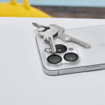 Hama Cam Protect, ochranné sklo fotoaparátu pre Apple iPhone 16 Pro/16 Pro Max, priehľadné