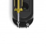 Hama predlžovačí prívod s vypínačom, 6x zásuvka schuko, 3 m, montážne otvory, čierny