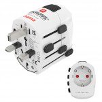 Hama cestovný zásuvkový adaptér World Travel Pro, 3-pól.