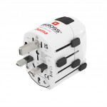 Hama cestovný zásuvkový adaptér World Travel Pro, 3-pól.