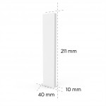 Hama Sleek, orientačné LED svetlo, nabíjacie, pohybový/svetelný senzor, stmievanie, hliníkové