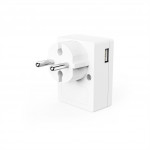 Hama nočné/orientačné LED svetlo, do zásuvky, 1x USB-A, 1x USB-C, súmrakový senzor