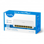 Cudy switch 8portový 10/100 Mbps (FS108D)