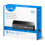 Cudy switch 16-portový Gigabit, kovový (GS1016)