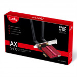 Cudy AX5400 Wi-Fi 6E PCI-Express sieťová karta, Tri-Band, ext. anténa (WE3000S)