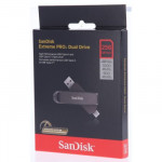 Sandisk Extreme PRO Dual Drive 256 GB, Metal Dual Drive,1000/900 MB/s