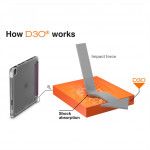 Hama Extreme Protect, puzdro pre Apple iPad 11 (25/24)/10,9 (22/20), D3O®, bordové/priehľadné