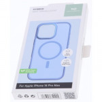 White Diamonds Hybrid Case, kryt pre Apple iPhone 16 Pro Max, magnetický, matný, polopriehľad. modrý