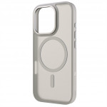 White Diamonds Hybrid Case, kryt pre Apple iPhone 16 Pro, magnetický, matný, polopriehľadný pieskový