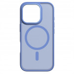 White Diamonds Hybrid Case, kryt pre Apple iPhone 16 Pro, magnetický, matný, polopriehľadný modrý