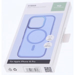 White Diamonds Hybrid Case, kryt pre Apple iPhone 16 Pro, magnetický, matný, polopriehľadný modrý