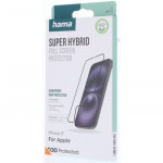 Hama Super Hybrid, nerozbitné ochranné sklo na displej pre Apple iPhone 17, licencia D3O®
