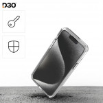 Hama Super Hybrid, nerozbitné ochranné sklo na displej pre Apple iPhone 17 Pro, licencia D3O®