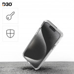 Hama Super Hybrid, nerozbitné ochranné sklo na displej pre Apple iPhone 17 Pro, licencia D3O®