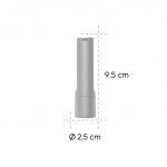 Hama FL60, LED baterka, hliníková, 60 lm / 30 m, 3 režimy svietenia, pútko na ruku, vr. batérie