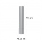 Hama FL250, LED baterka, hliníková, 250 lm / 65 m, 4 režimy+SOS, rozptyľovač, pútko, batérie