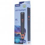 Hama FLX600, LED baterka, hliníková, 600 lm / 250 m, 4 režimy+SOS, IP44, zoom, karabínka, batérie