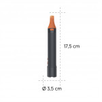 Hama FLX600, LED baterka, hliníková, 600 lm / 250 m, 4 režimy+SOS, IP44, zoom, karabínka, batérie