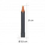 Hama FLX1200-C, LED baterka, nabíjacia, hliníková, 1200 lm/300 m, 4 režimy+SOS, IP44, zoom, karabína