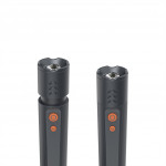 Hama FLX1200-C, LED baterka, nabíjacia, hliníková, 1200 lm/300 m, 4 režimy+SOS, IP44, zoom, karabína